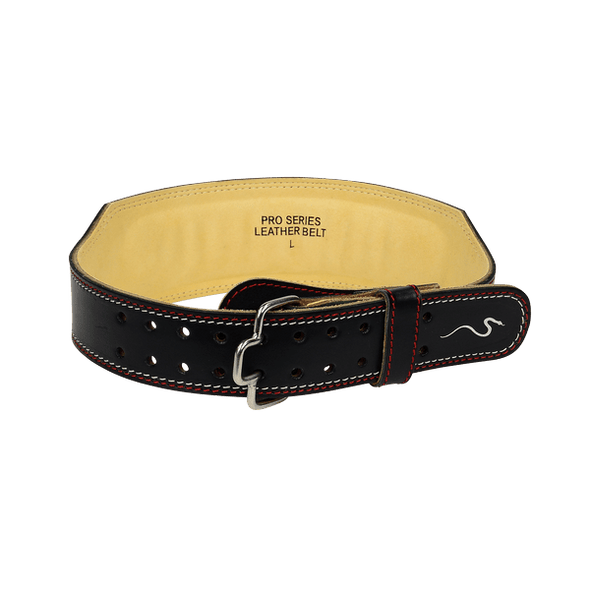 Rappd 4" Leather Weightlifting Belt Pro Series Black