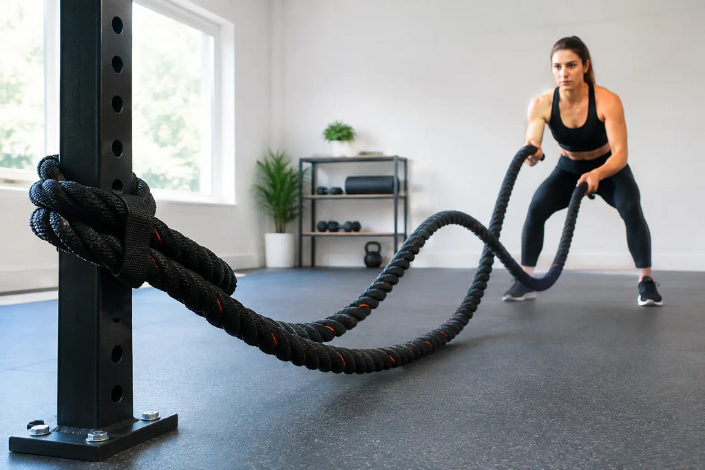 How to Anchor Battle Ropes Safely at Home