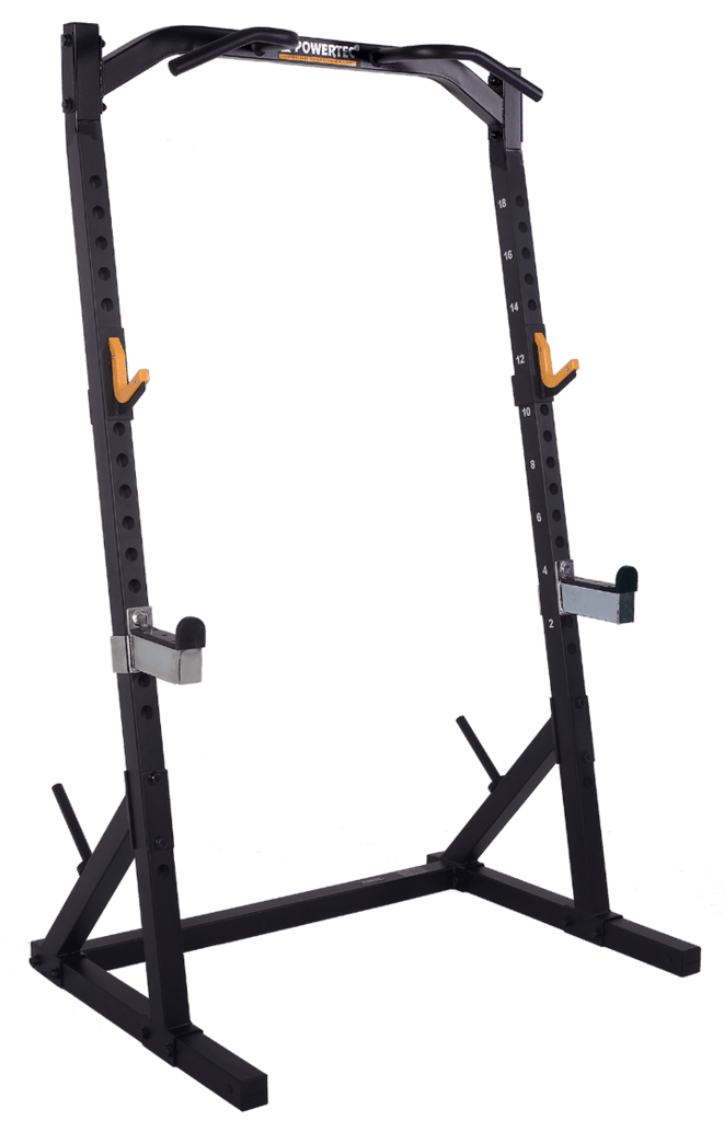 Powertec Workbench Half Rack - Black