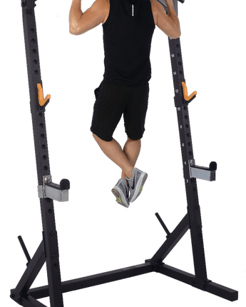 Powertec Workbench Half Rack - Black