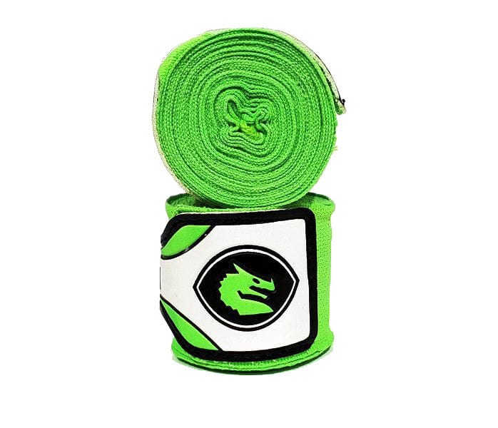 MORGAN MEXICO ELASTIC  BOXING HAND WRAPS - 180inch- 4m long  (PAIR)[Thai Lime green]