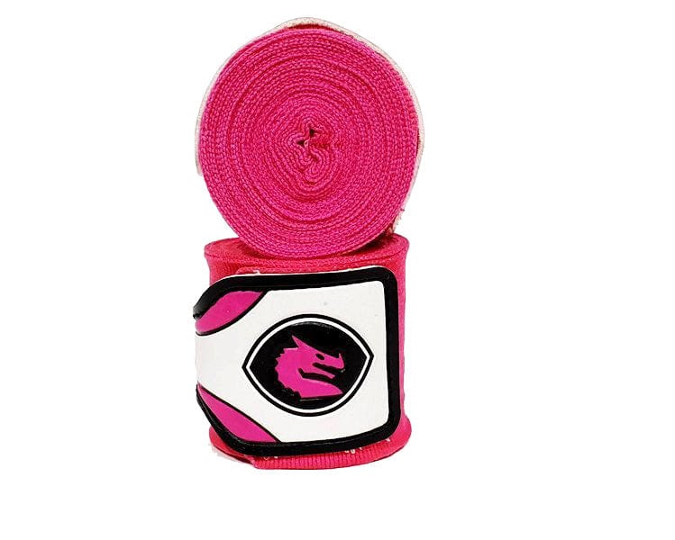 MORGAN MEXICO ELASTIC  BOXING HAND WRAPS - 180inch- 4m long  (PAIR)[Pink]