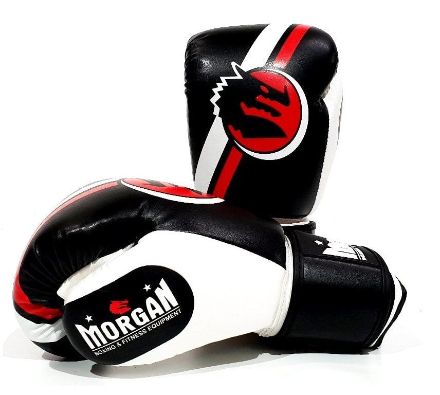 MORGAN CLASSIC BOXING GLOVES  [Black/White 16oz]