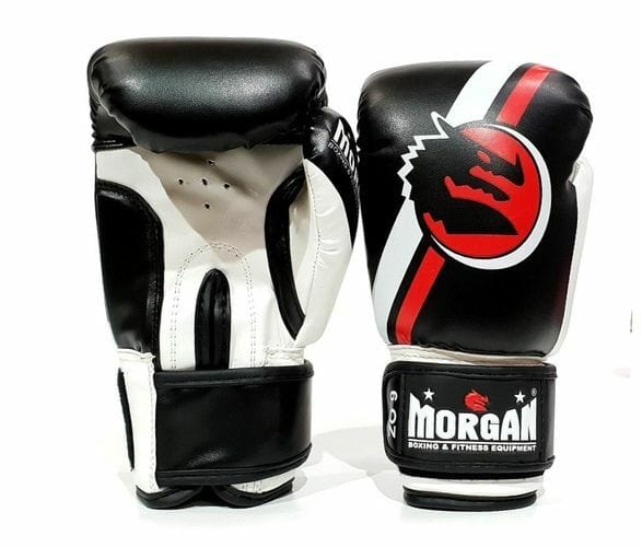 MORGAN CLASSIC KIDS BOXING GLOVES  (4-6oz)[Black/White 4oz]
