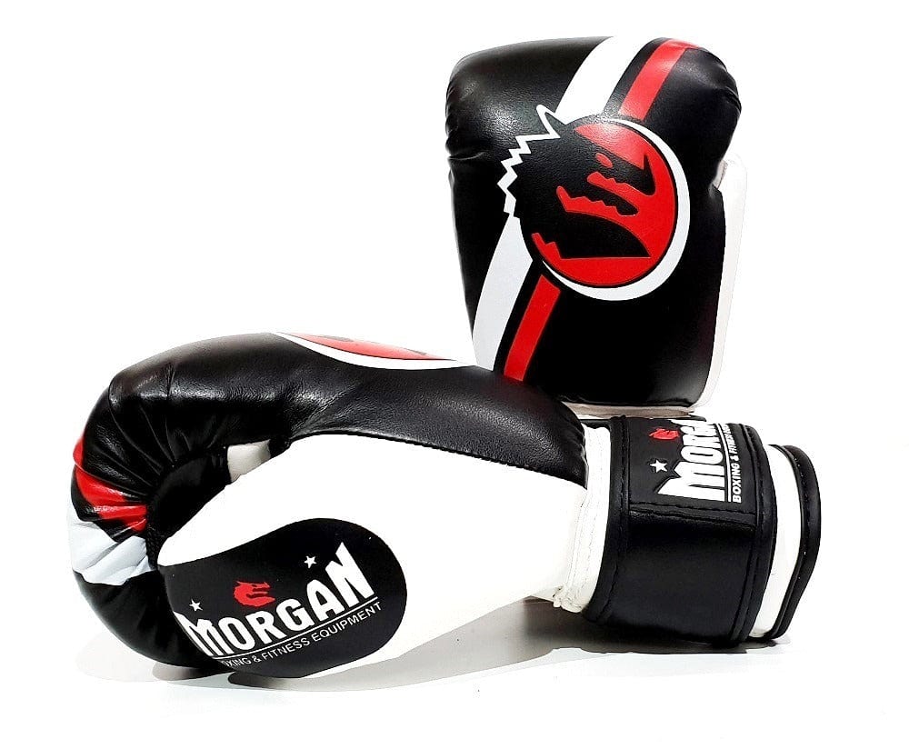 MORGAN CLASSIC KIDS BOXING GLOVES  (4-6oz)[Black/White 6oz]