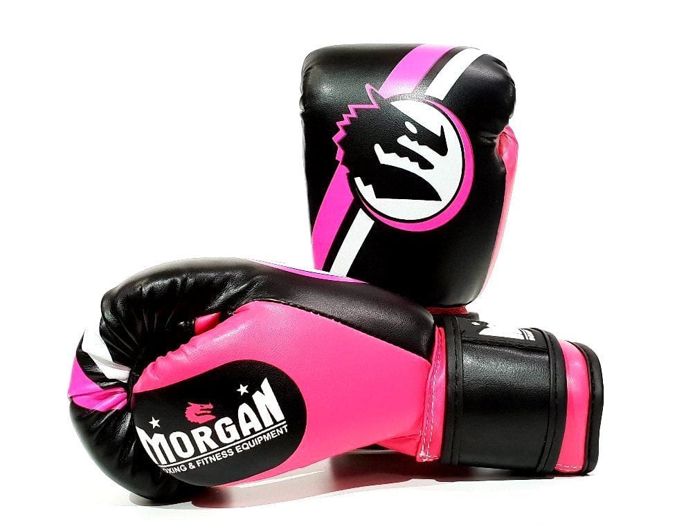 MORGAN CLASSIC KIDS BOXING GLOVES  (4-6oz)[Pink/black  4oz]