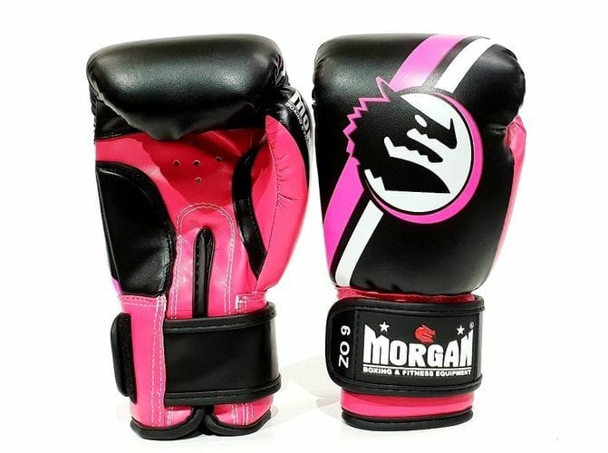 MORGAN CLASSIC KIDS BOXING GLOVES  (4-6oz)[Pink/black  6oz]