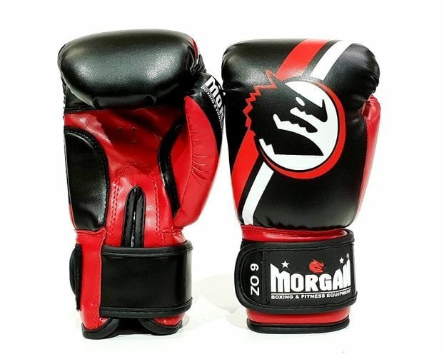 MORGAN CLASSIC KIDS BOXING GLOVES  (4-6oz)[Red/Black 4oz]