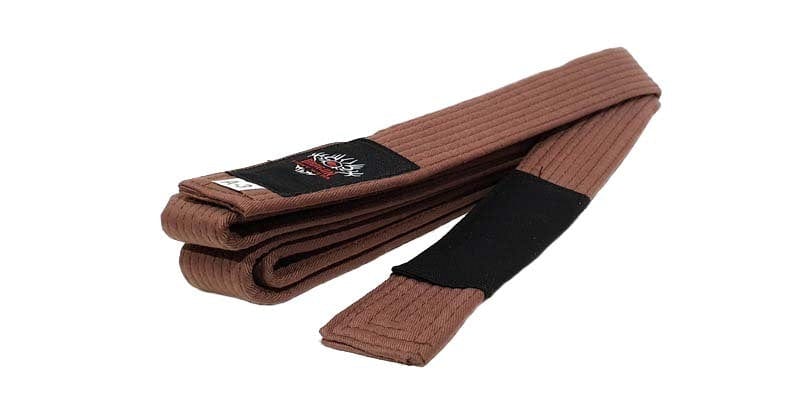 MORGAN IBJJF APPROVED BJJ BELT[Brown With Black Tip A-3 (5)]