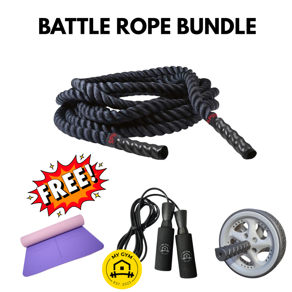 Renegade Battle Rope 15 metre Black