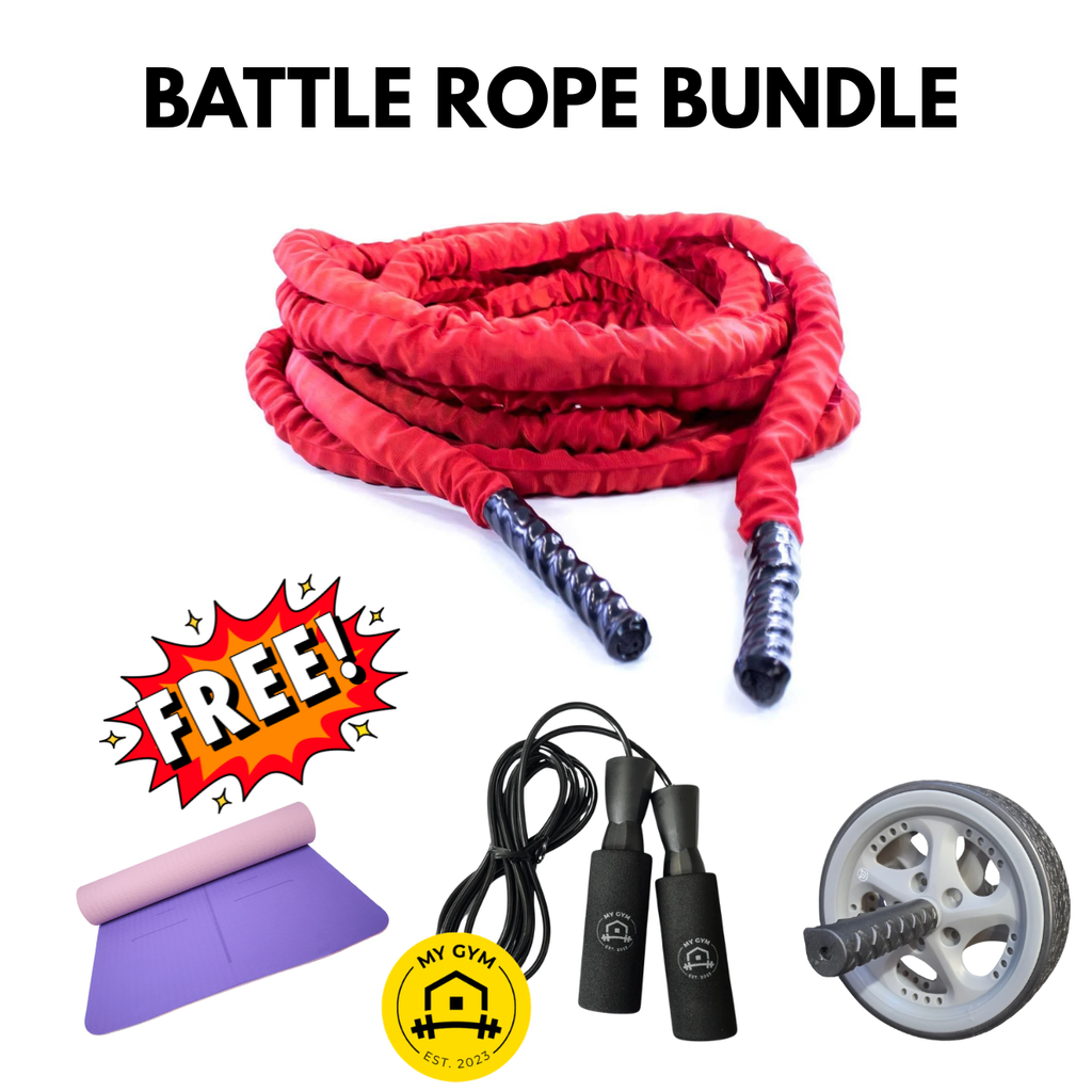 Renegade Battle Rope 15 metre Red Nylon Cover