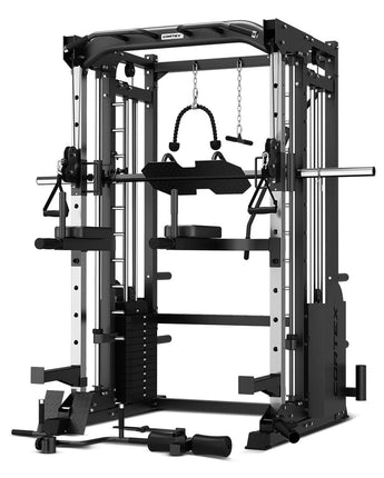 CORTEX SM-25 6-in-1 Power Rack with Smith & Cable Machine with 48kg Revolock V2 Adjustable Dumbbells + 130kg Ultimate Package