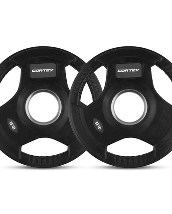 CORTEX 2.5kg Tri-Grip V2 50mm Olympic Plates (Pair)
