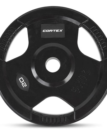 CORTEX 20kg Tri-Grip V2 50mm Olympic Plates (Pair)