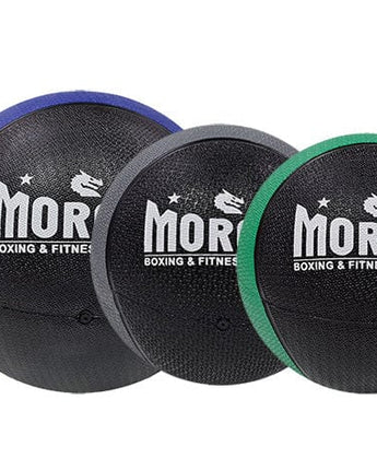 MORGAN 2-TONE COMMERCIAL RUBBER MEDICINE BALL SET OF 5 (3 + 4 + 5 + 7 + 10kg)