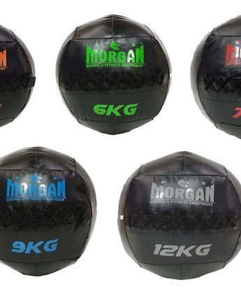 MORGAN CROSS FUNCTIONAL FITNESS WALL BALL SET OF 5 (5 + 6 + 7  +  9 + 12kg)