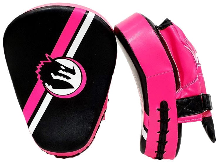 MORGAN V2 CLASSIC ALL PURPOSE PRE-BENT FOCUS PADS (PAIR) [Black/Fluro Pink]