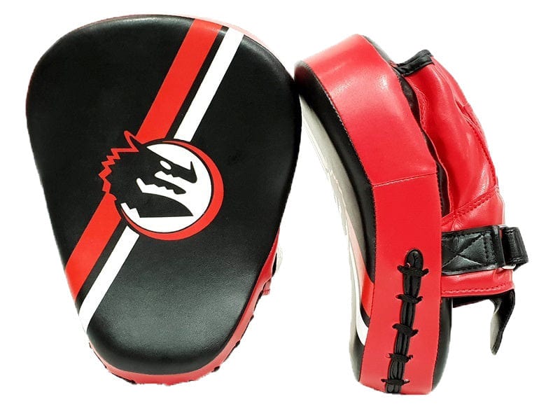 MORGAN V2 CLASSIC ALL PURPOSE PRE-BENT FOCUS PADS (PAIR) [Black/Red]