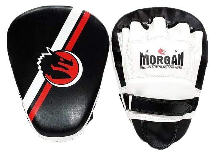 MORGAN V2 CLASSIC ALL PURPOSE PRE-BENT FOCUS PADS (PAIR) [Black/White]