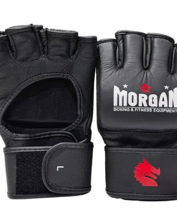 MORGAN V2 ELITE LEATHER MMA GLOVES [Medium]