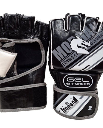 MORGAN AVENTUS GEL MMA HYBRID LEATHER BAG GLOVES [SMALL]