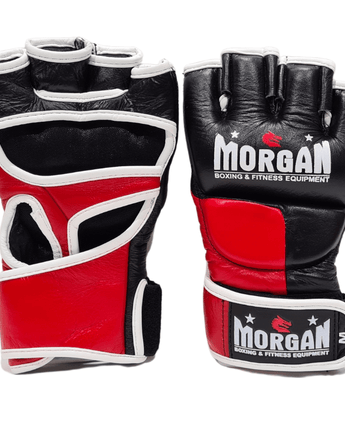 MORGAN V2 PLATINUM LEATHER MMA GLOVES [Medium]