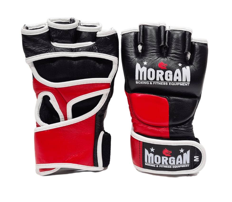 MORGAN V2 PLATINUM LEATHER MMA GLOVES [Small]