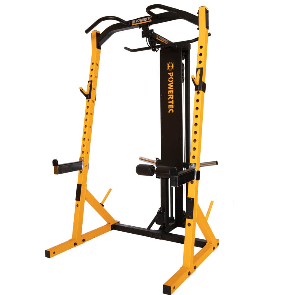 Powertec Workbench Half Rack - Yellow