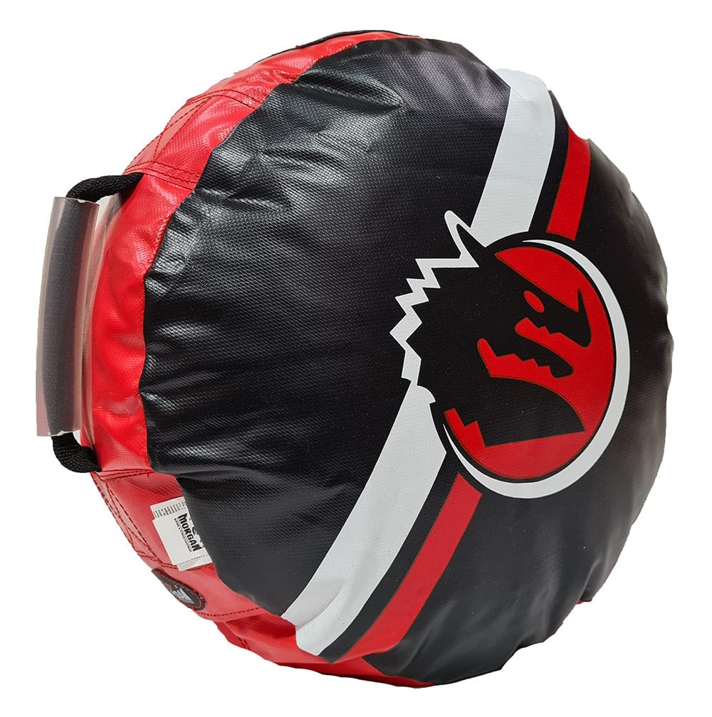 MORGAN HEAVY DUTY RAG FILLED ROUND SHIELD[Red/Black  Empty 0kg (empty)]