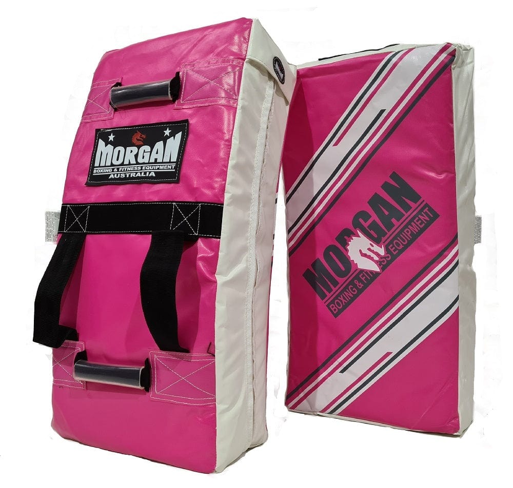 MORGAN AVENTUS HEAVY DUTY LARGE CURVED STRIKE & HIT SHIELD [Pink]