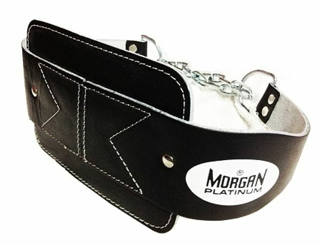 MORGAN 'PLATINUM' LEATHER DIPPING WEIGHT BELT