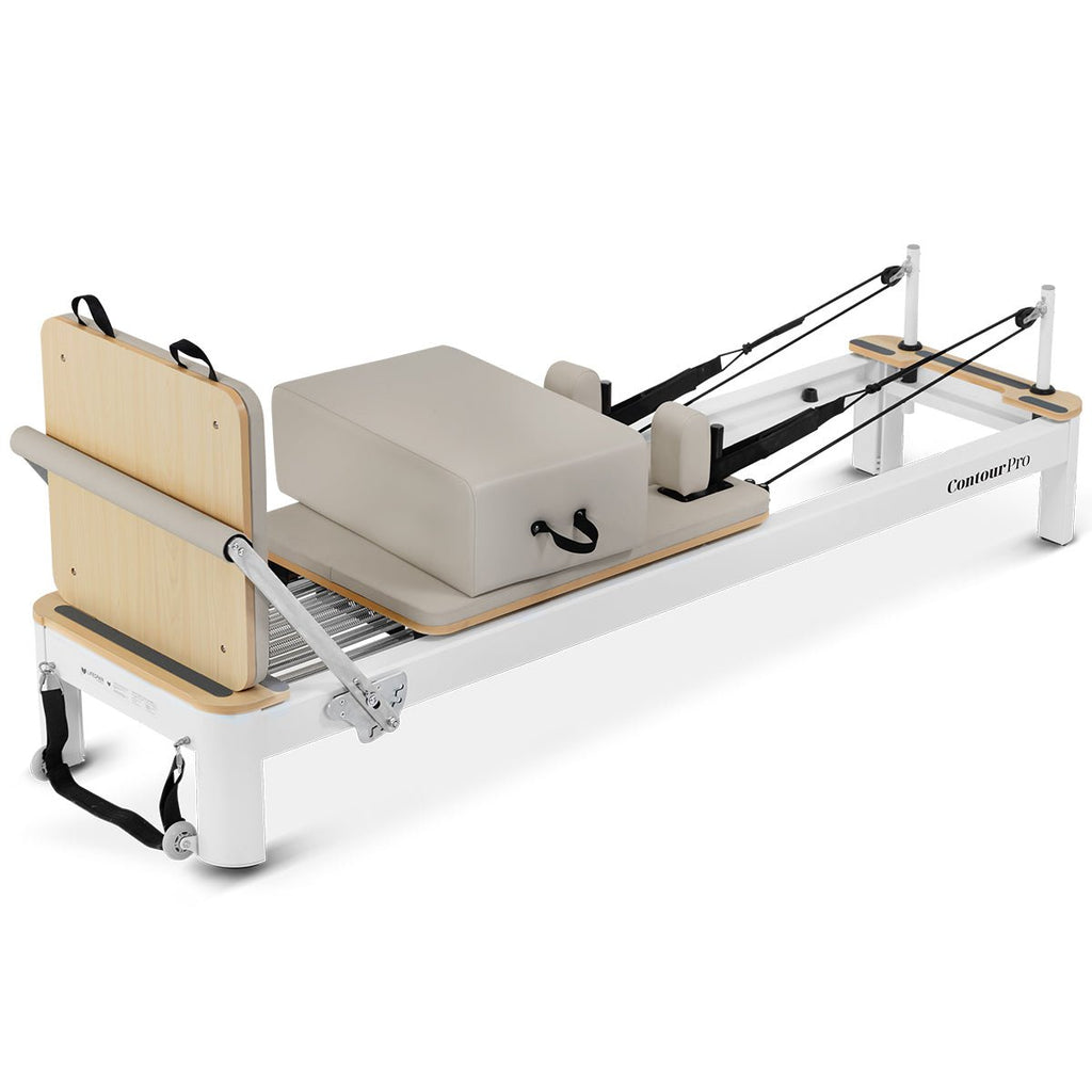 Lifespan Fitness Contour Pro Aluminum Pilates Reformer Bed Set (Hepburn) - Macarthur Fitness Equipment