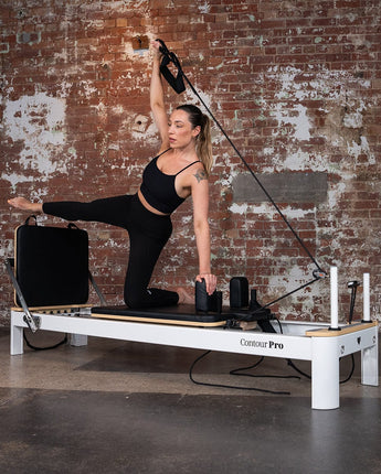 Lifespan Fitness Contour Pro Studio Aluminium Reformer Pilates Bed Set