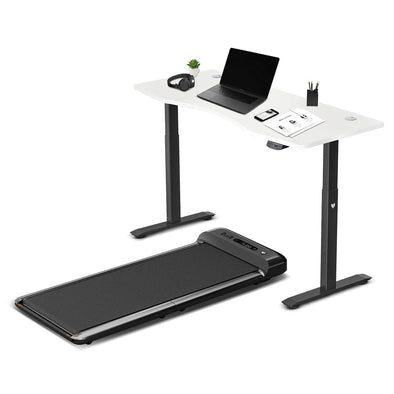 Lifespan Fitness Walkingpad M2 Treadmill with Dual Motor Automatic Standing Desk 150cm in White/Black