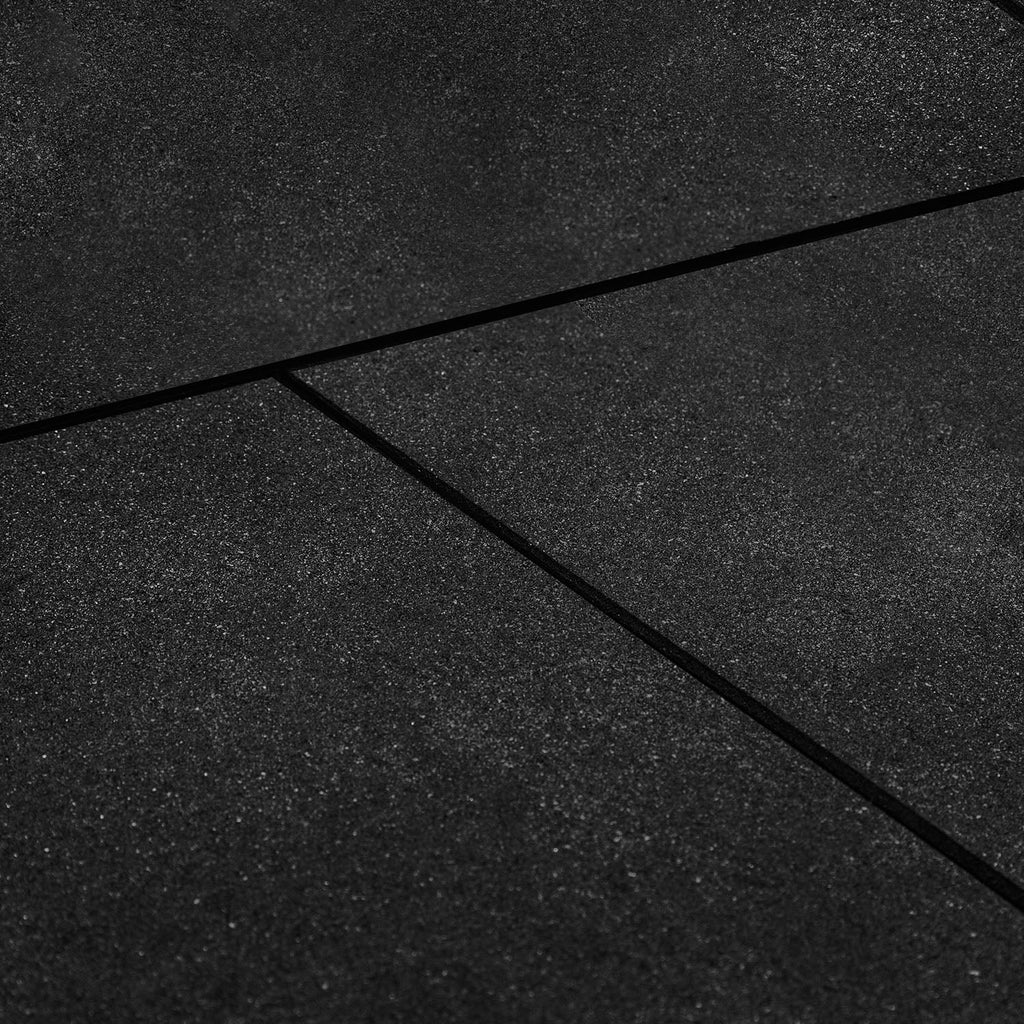 CORTEX 15mm Commercial Bevelled Edge Rubber Gym Tile Mat (1m x 1m) - Set of 64