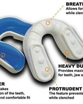 MORGAN MOUTH GUARD GEL FIT - A+ PROTECTION[White & Blue JNR]