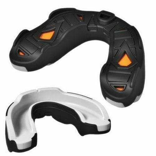 MORGAN SIRIUS 3 LAYER GEL MOUTH GUARDS[Black/Orange/Grey]