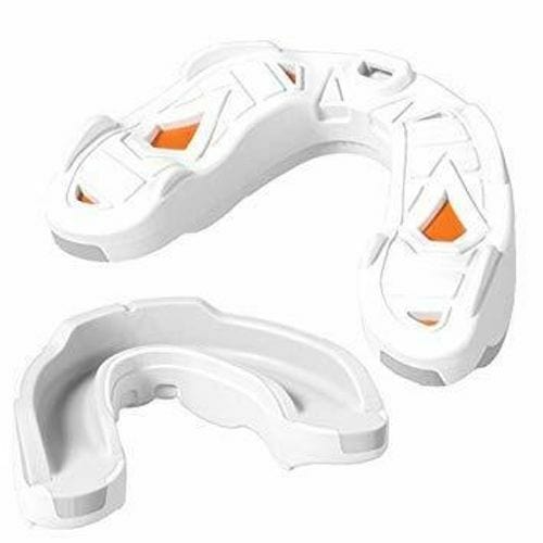 MORGAN SIRIUS 3 LAYER GEL MOUTH GUARDS[White/Orange/Grey]