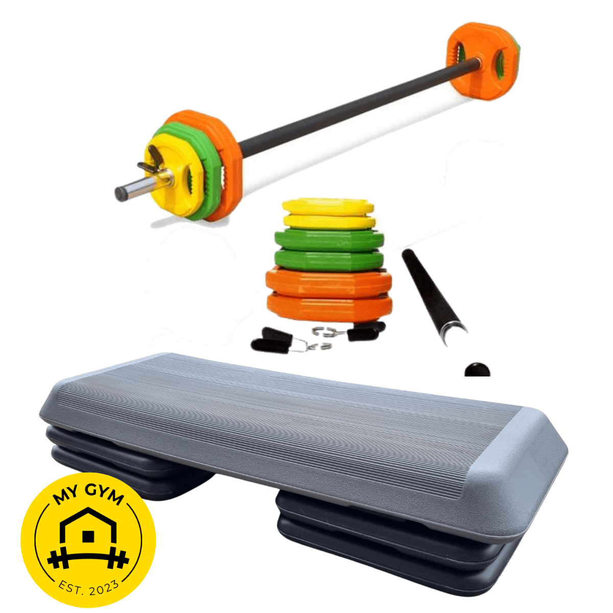 Buy My Gym Aerobic Step Barbell Set Online Macarthur Fitness Equipment