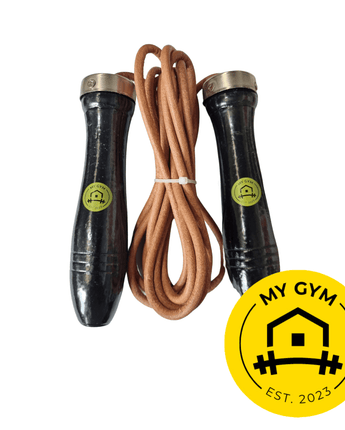 My Gym Leather Skipping Rope