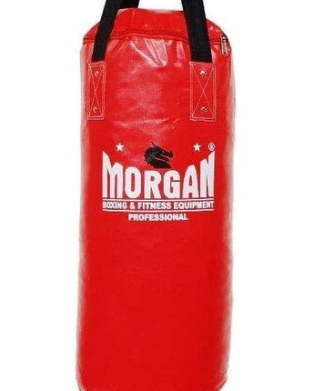 MORGAN SMALL STUBBY PUNCH BAG (EMPTY OPTION AVAILABLE) [Filled Red]