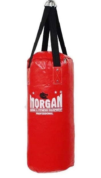 MORGAN SMALL STUBBY PUNCH BAG (EMPTY OPTION AVAILABLE) [Filled Red]