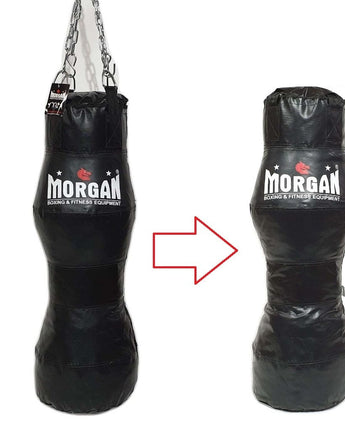 MORGAN TORSO SHAPE 2 in 1 MMA BAG (EMPTY OPTION AVAILABLE) [Empty + Chain]