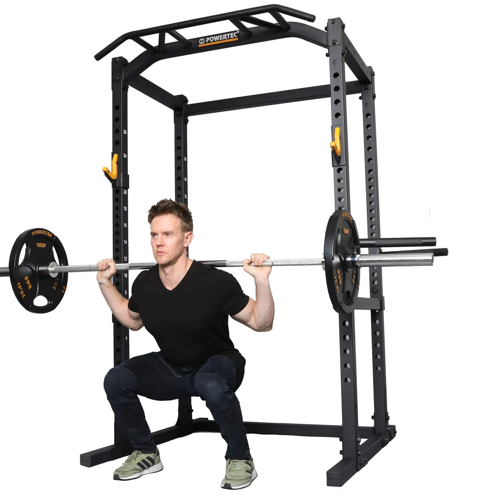 Powertec Workbench Power Rack - Black