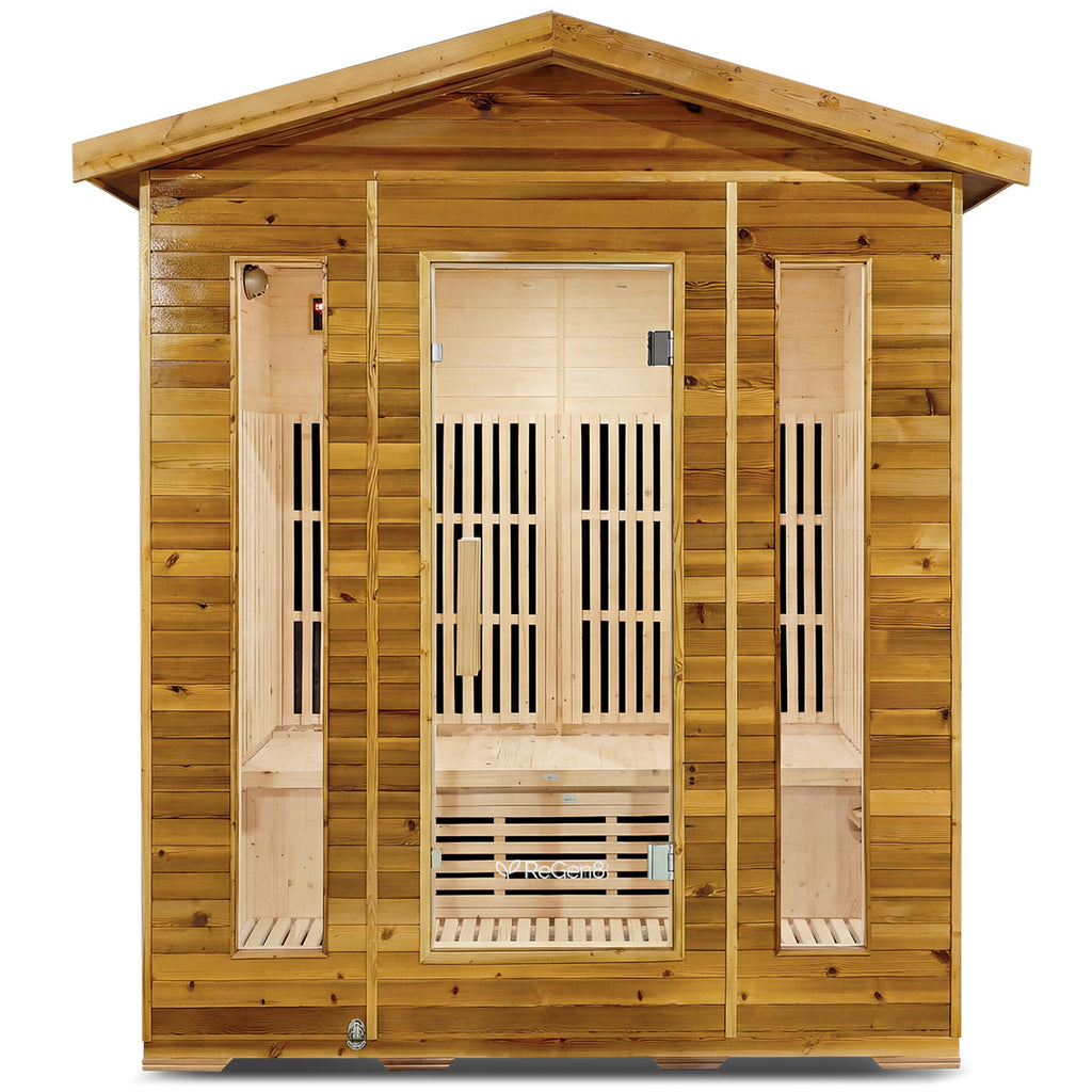 ReGen8 Quadro Outdoor - 4 Person 2920W Infrared Sauna