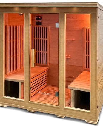 ReGen8 Quadro - 4 Person 2640W Infrared Sauna