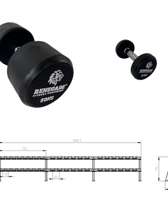 Renegade Commercial Round Dumbbell Package