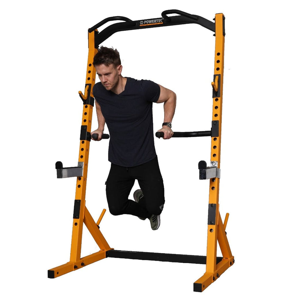 Powertec Workbench Half Rack - Yellow