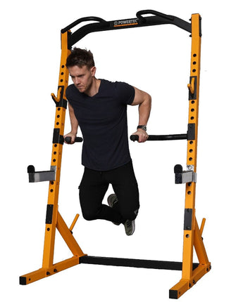 Powertec Workbench Half Rack - Yellow