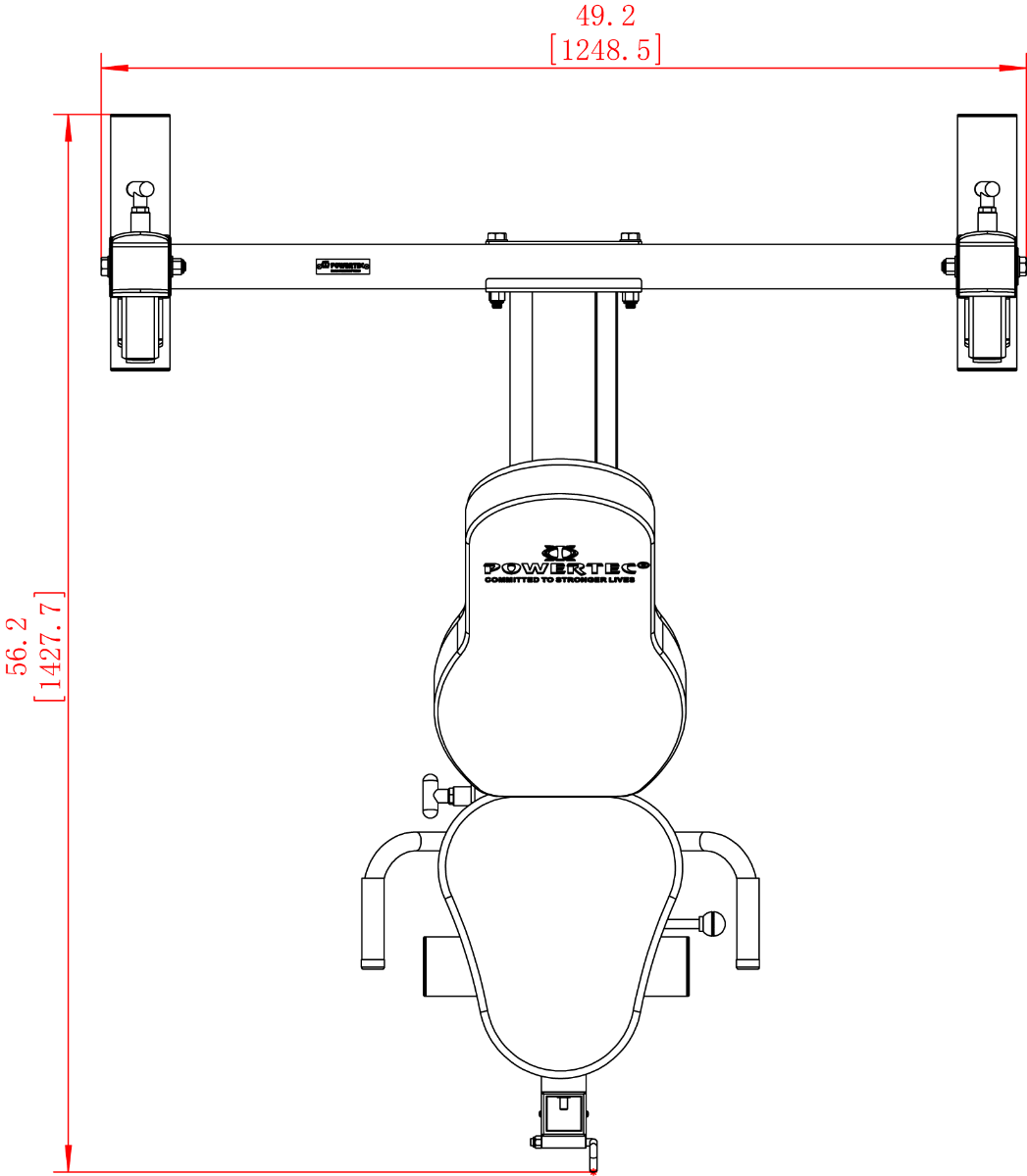 Powertec fitness discount workbench olympic bench